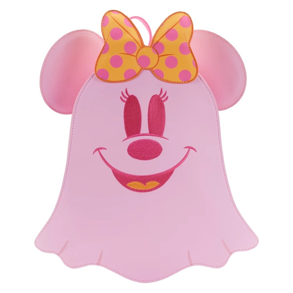 Disney Loungefly Mini Backpack - Pastel Ghost Minnie Mouse Glow-In-The-Dark